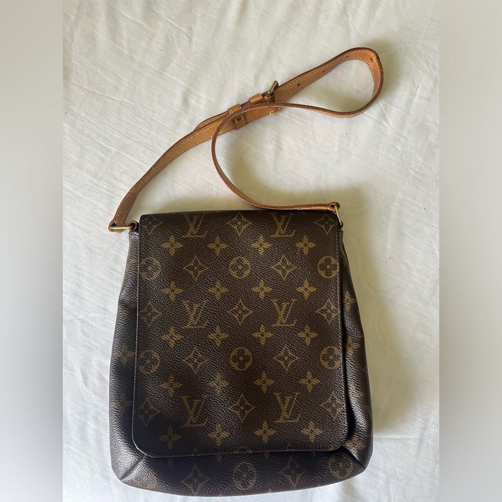 Louis Vuitton Dark Brown Monogram Crossbody Bag
